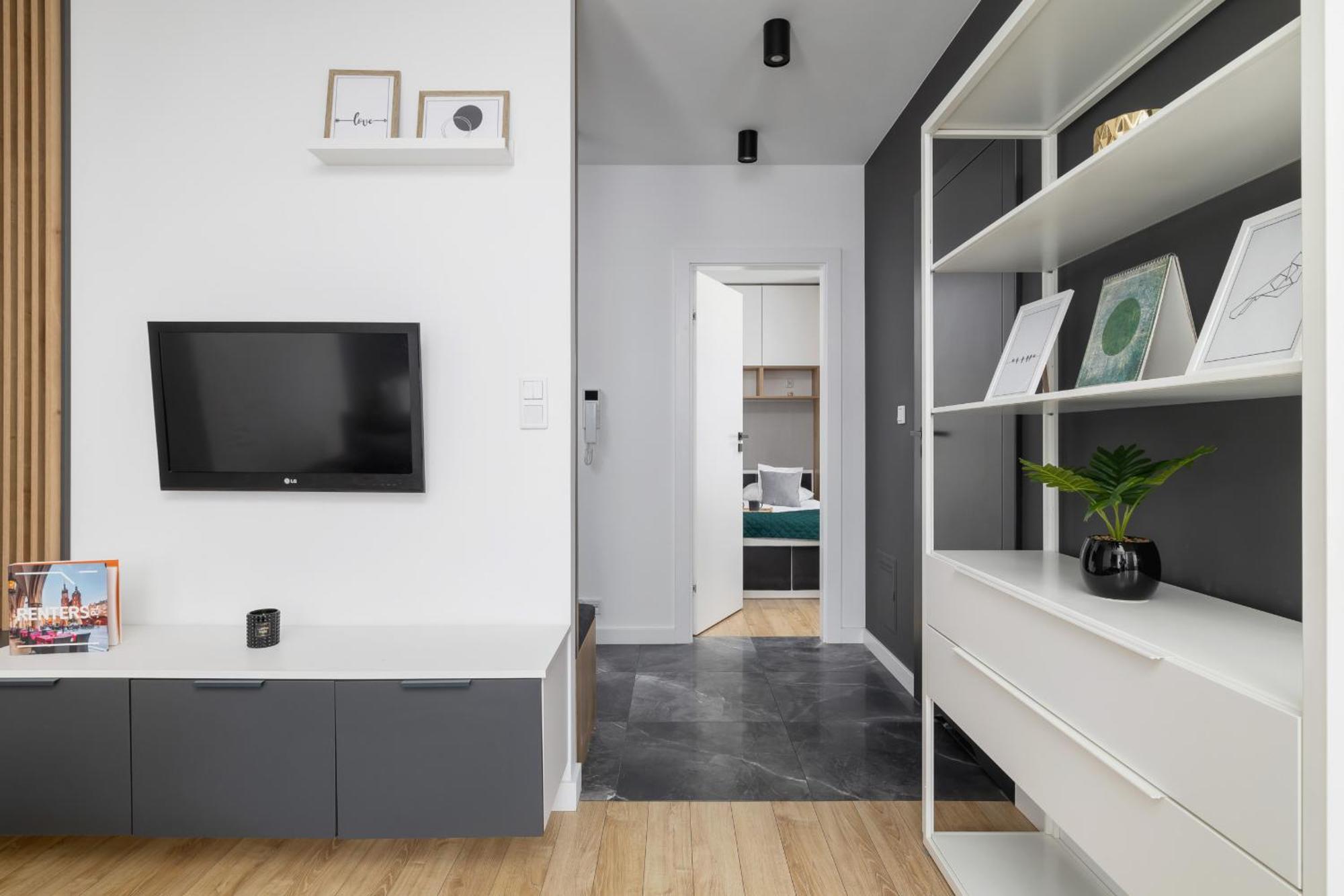 Elegant Apartment In Cracow With Balcony, Parking And Desk By Noclegi Renters Krakau Exterior foto
